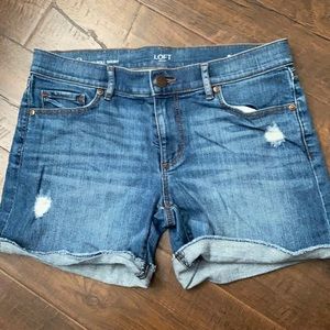 Loft denim shorts